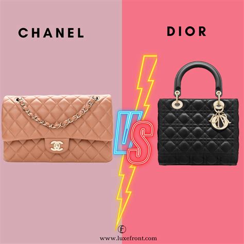 chanel vs lady dior|difference between Chanel and Dior.